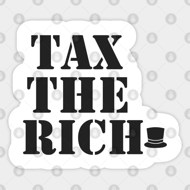 tax the rich Sticker by Verge of Puberty